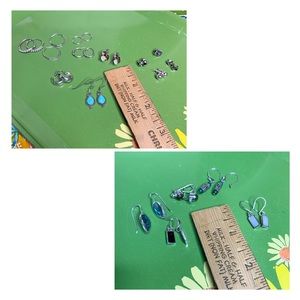 90s Silver Earring Lot